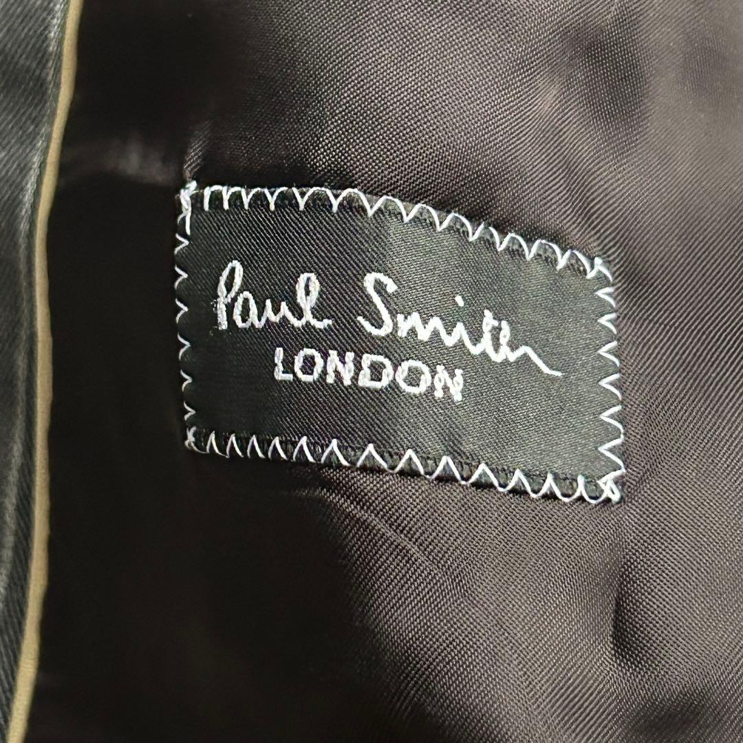 美品 ポールスミスロンドン スーツ セットアップ 総裏 2B 花柄 ストライプ