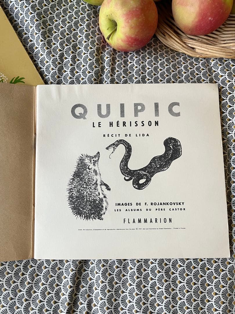 ◆希少フランス名作1900年代カストール絵本、動物自然昆虫鳥かわいいイラスト