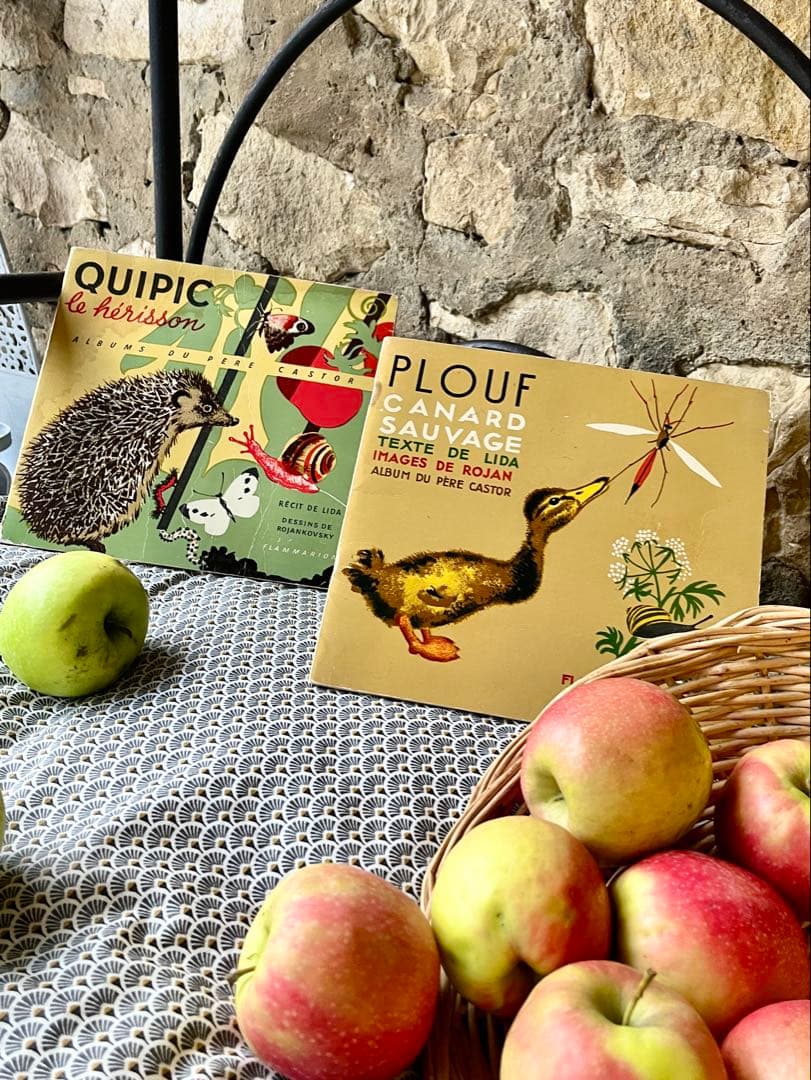 ◆希少フランス名作1900年代カストール絵本、動物自然昆虫鳥かわいいイラスト