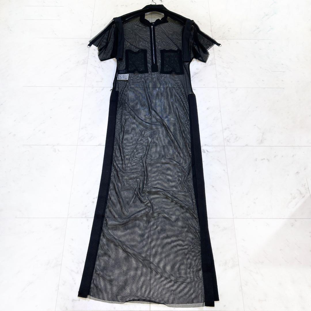 LIMI feu リミフゥ ヨウジヤマモト シアー シースルー ロングワンピース