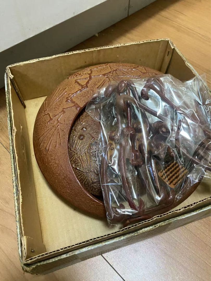 南部鉄器岩鋳吊り花器猿手フック猿置物花器9点物未使用 保管品 共箱