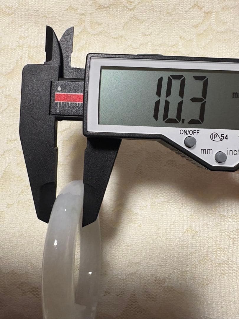 【Mimi】高級 翡翠 バングル A貨 卵型 サイズ 51.5