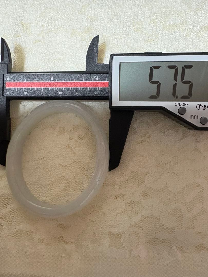 【Mimi】高級 翡翠 バングル A貨 卵型 サイズ 51.5