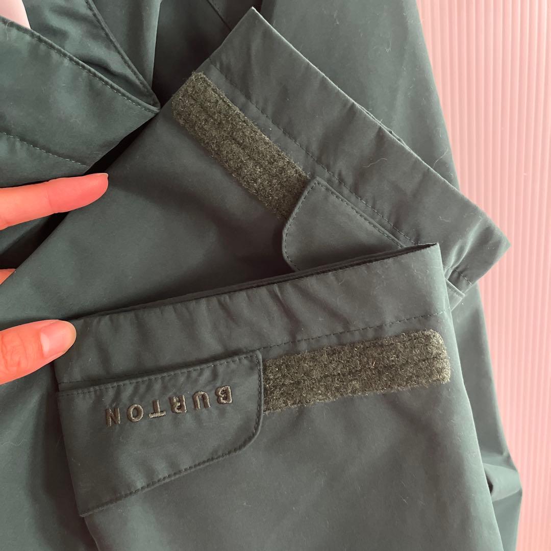 美品　BURTON スノーボードウェア L グリーン/ホワイト