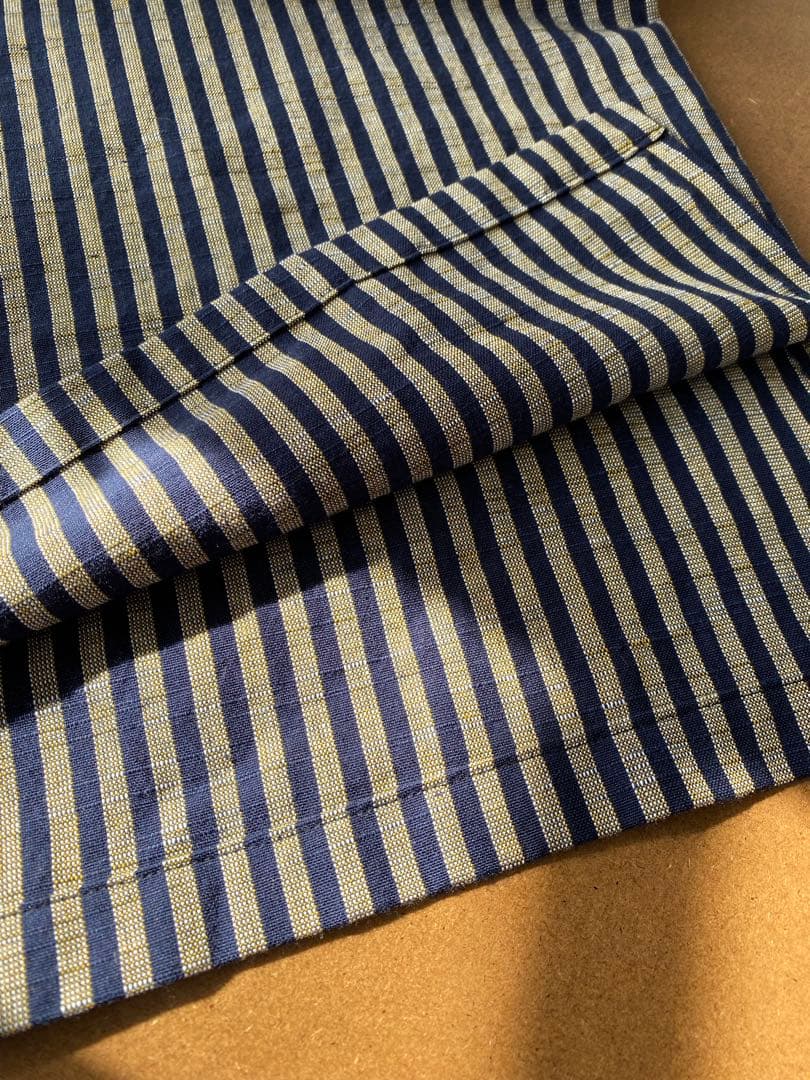 会津木綿　ハンドメイド　ブラウスNo.170