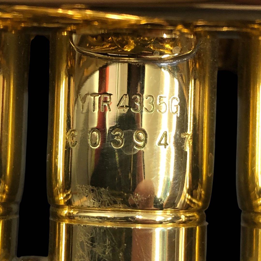 YAMAHA YTR-4335G トランペット ヤマハ マウスピース ケース付き