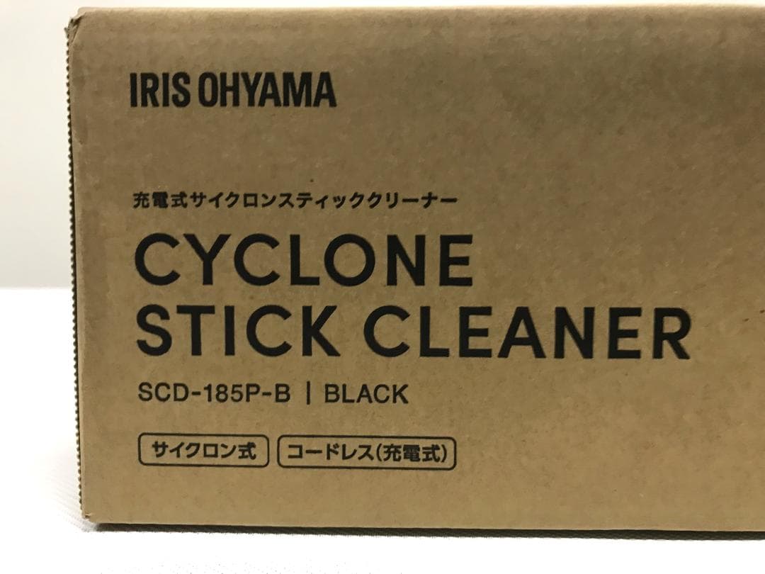 未開封　アイリスオーヤマ 充電式サイクロンスティッククリーナー SCD-185P