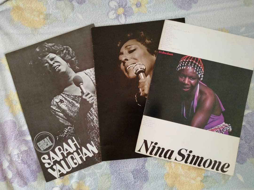 サラ・ヴォーン　カーメン・マクレエ　ニーナ・シモン　来日　日本公演　パンフレット