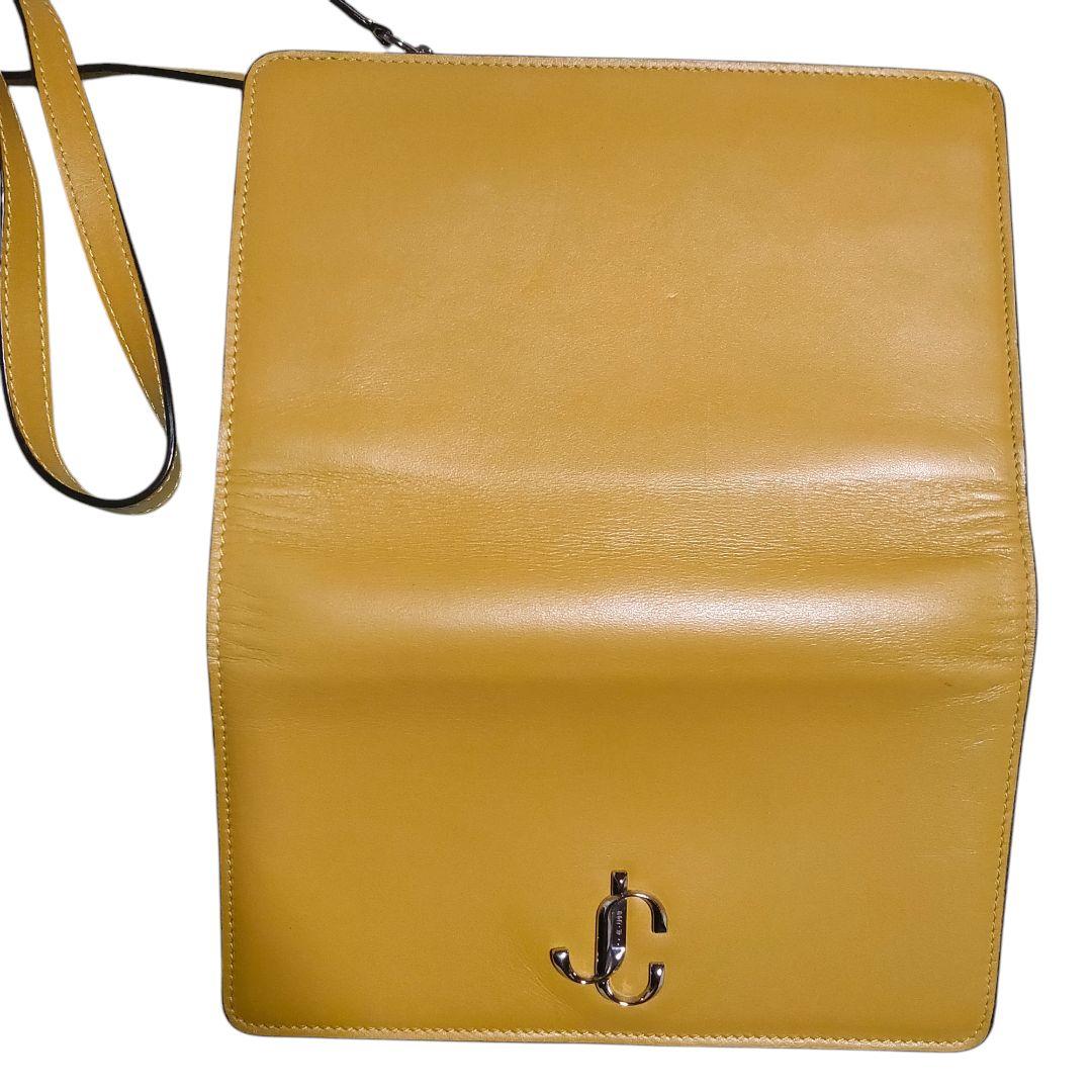 美品 ジミーチュウ ヴァレンヌ チェーン ショルダー パーティーバッグ カード