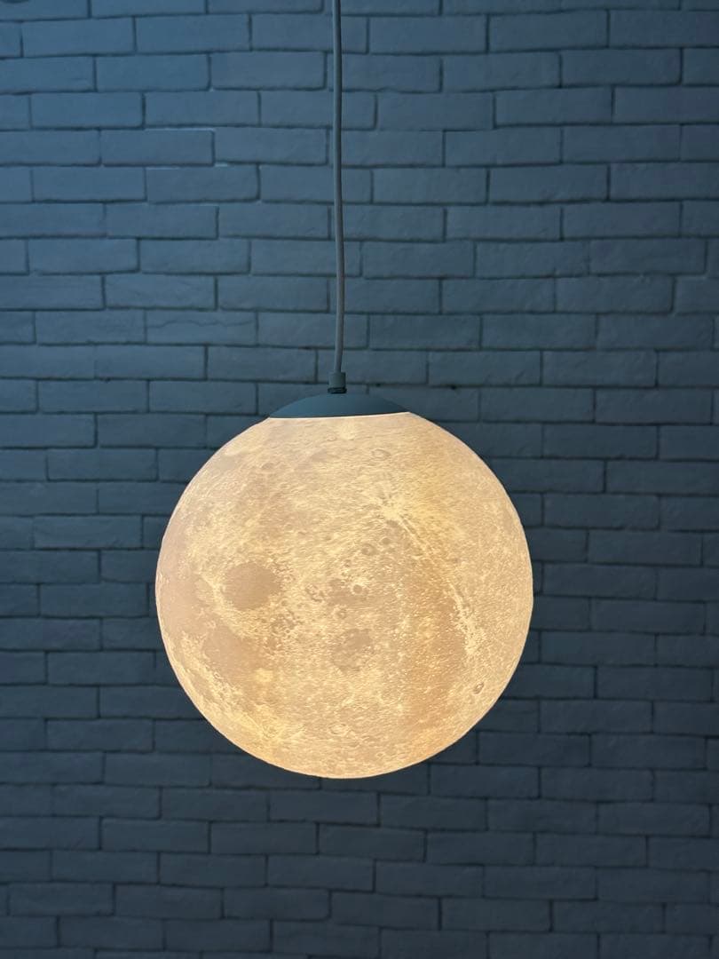 ⭐️【全国送料無料】　ペンダント　吊り下げ　ライト　月　地球　リビング　ランプ