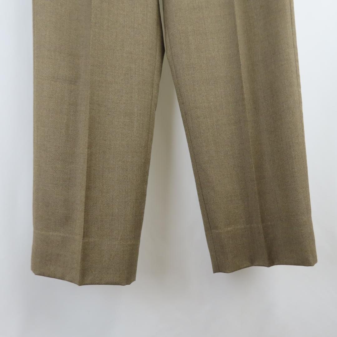 ポルトガル製 ErmenegildoZegna ウール スラックス パンツ 48