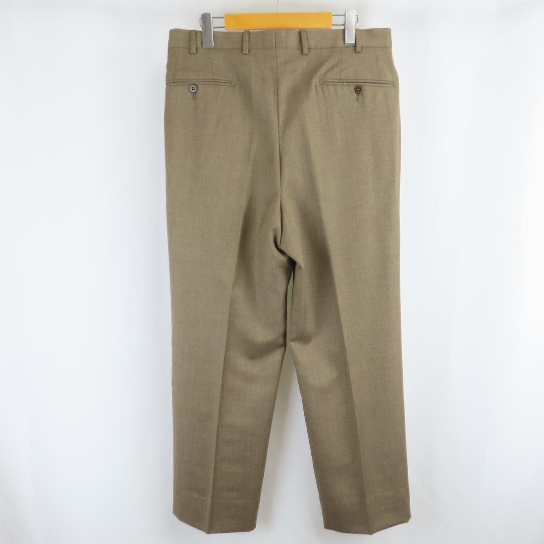 ポルトガル製 ErmenegildoZegna ウール スラックス パンツ 48