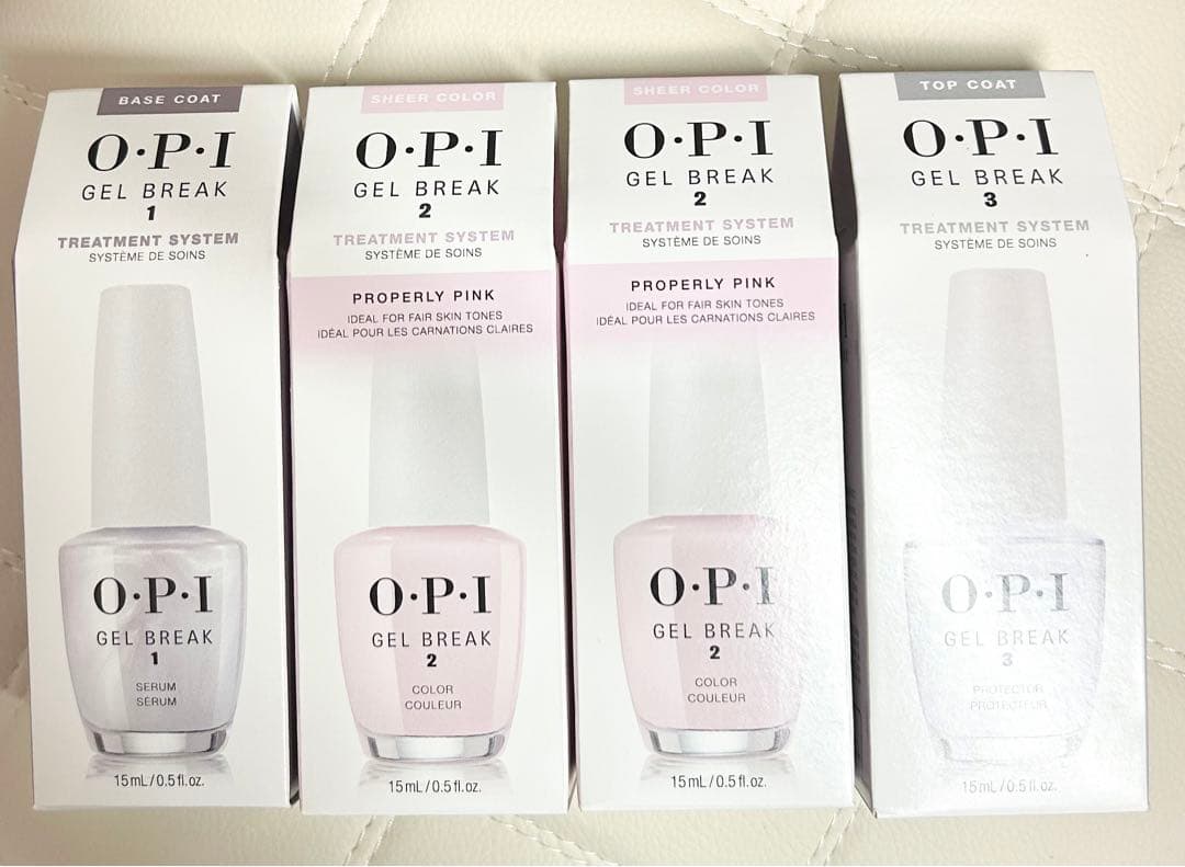 新品未開封　OPI ジェルブレイク 15ml まとめて4つ