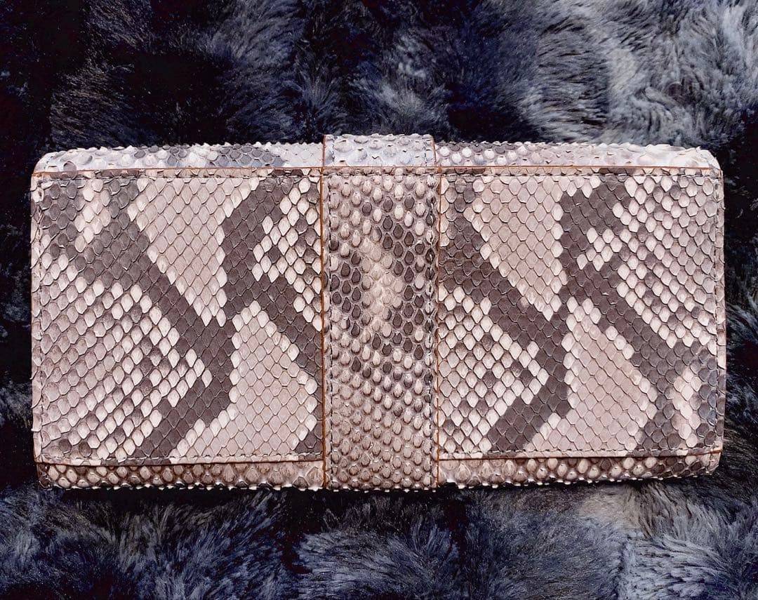 A.D.M.J. ヘビ革 長財布 新品未使用