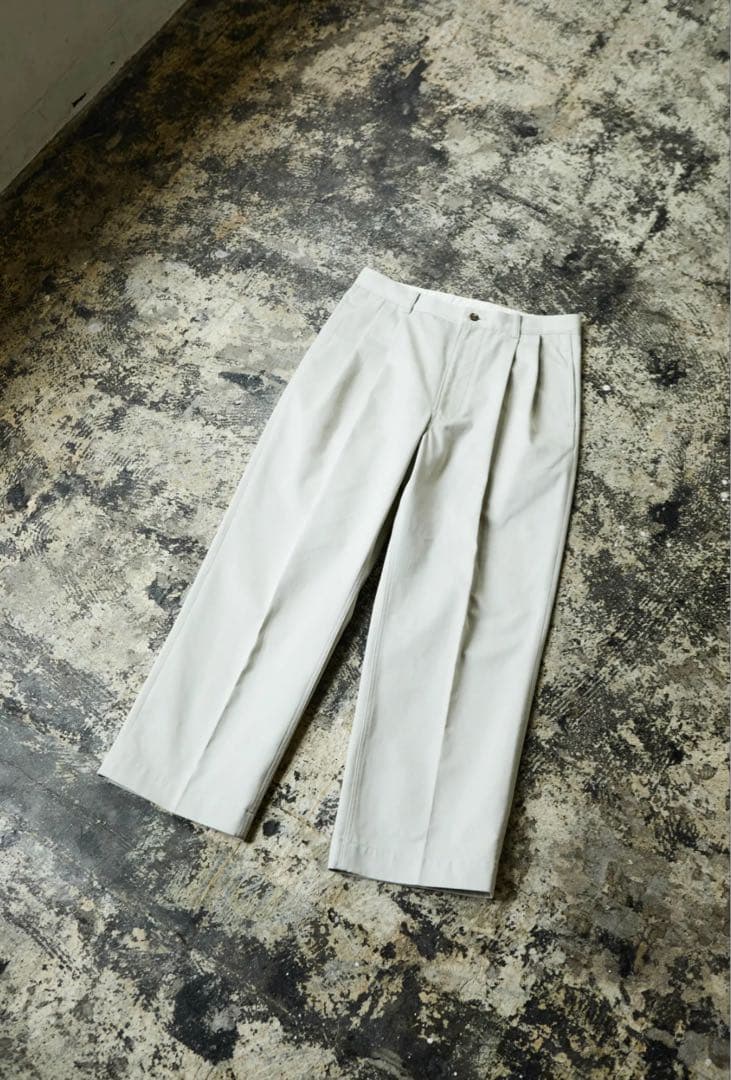 【schuray】Combed Cotton Chino Trousers