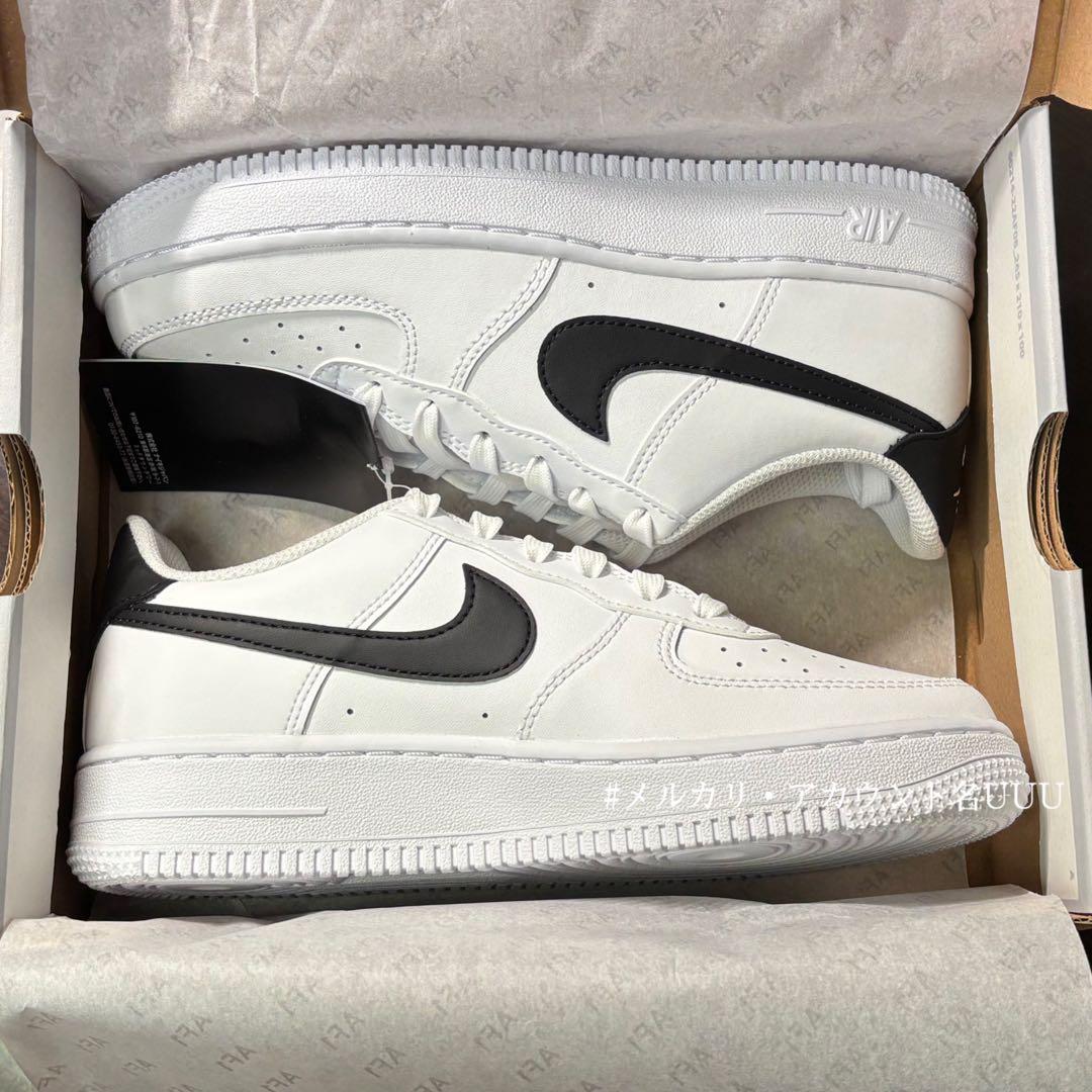 【新品23.5cm】NIKE｜エアフォース１GS｜ホワイト/ブラック