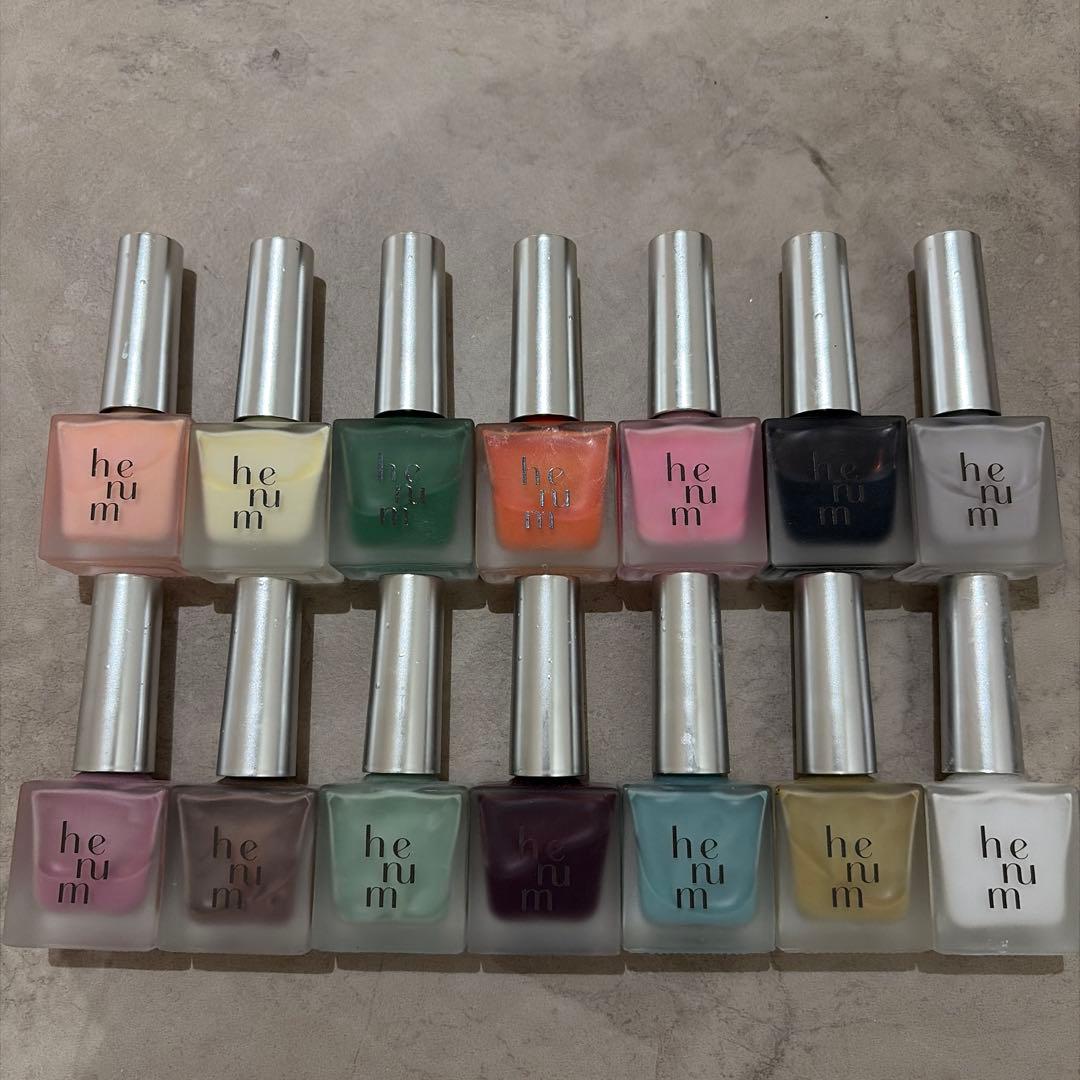 henum マットジェルネイル 14本セット