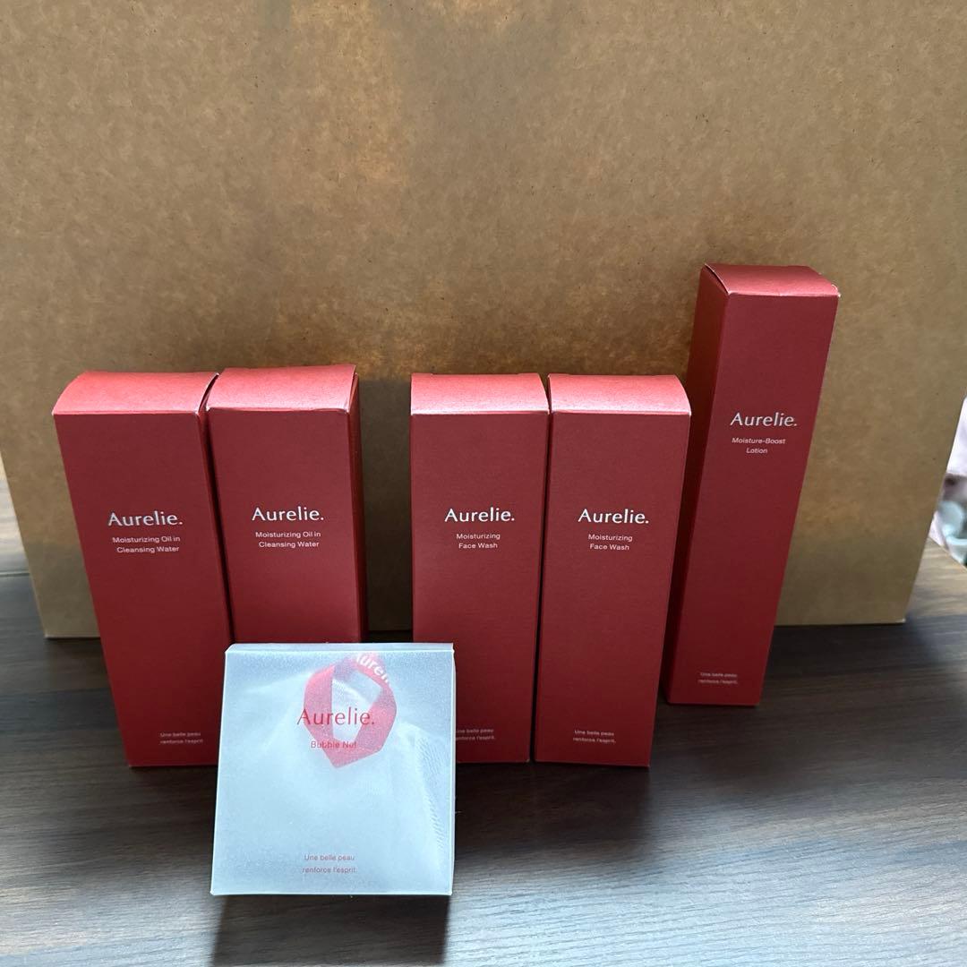 Aurelie. メイク落とし＆洗顔料＆化粧水セット