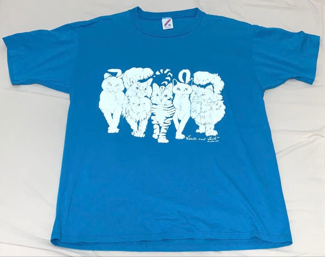 あいみょん 着用 古着 Tシャツ 猫 ヴィンテージ