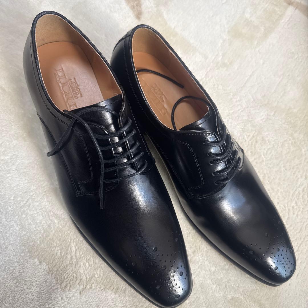『諒多 』✨新品未使用✨LUCIUS ブラック　ドレスシューズ 44