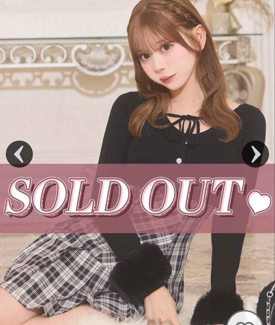 【完売品】michellMacaron ボレロsetチェックプリーツワンピ