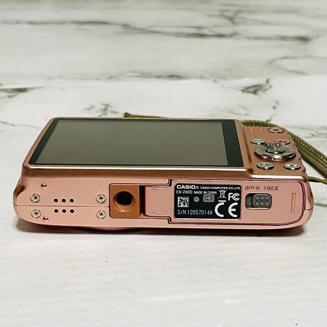 【美品】CASIO EXILIM EX-Z400 ピンク 一式セット 新品SD付