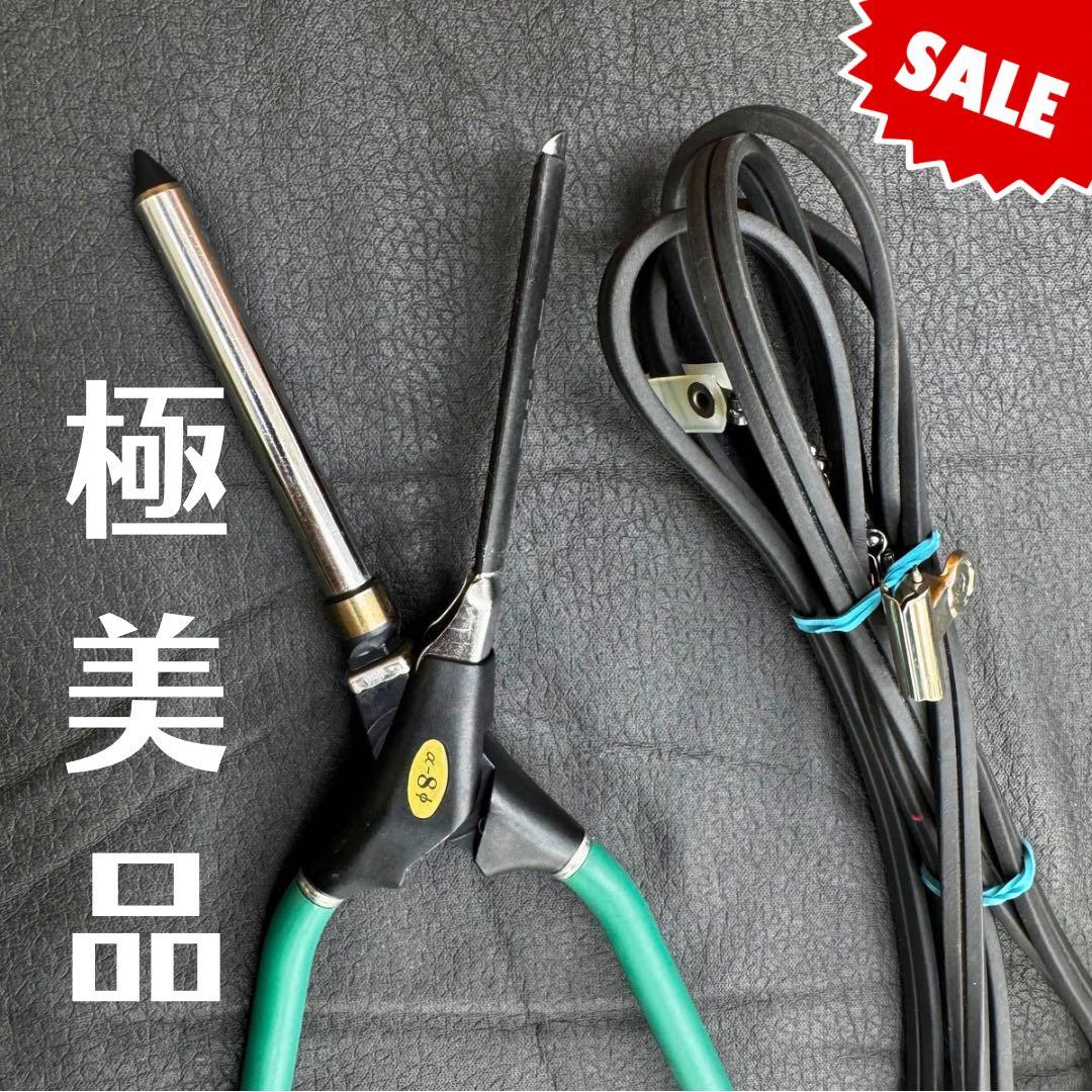 レンツアイロン　丸8ミリ　A3 理容　櫛　コーム　本鼈甲　ベーク