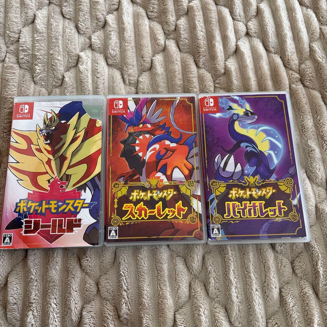 本日のみ値下ポケットモンスター シールド スカーレット バイオレット 3本セット
