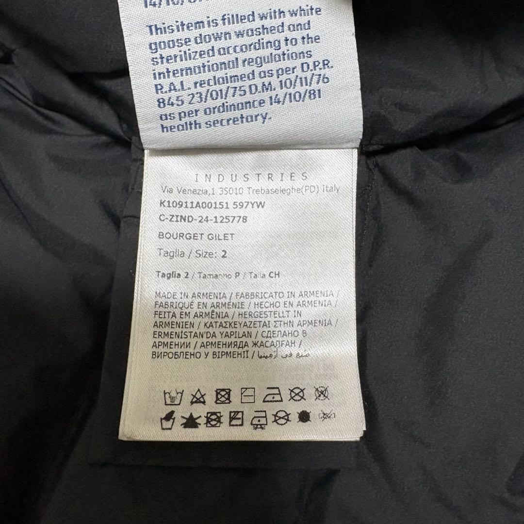 【新品同様】MONCLER BOURGET ダウンベスト 25AWブラック2