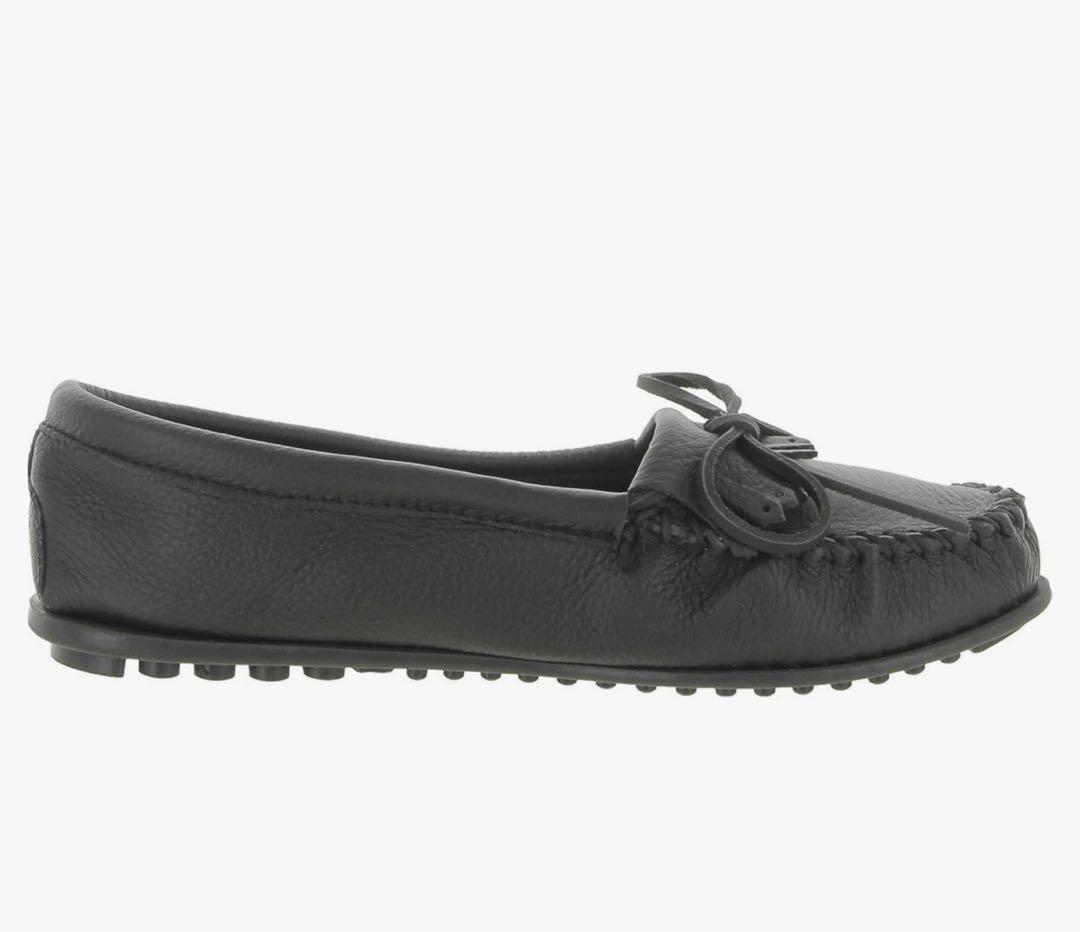 ミネトンカ] モカシン Deerskinレディース Black 25.0 cm