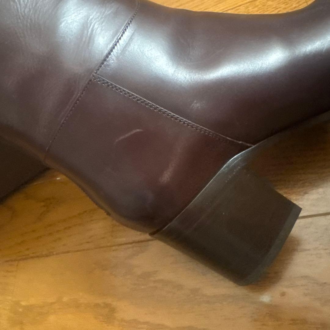 SARTORE　ジョッキーブーツ　ダークブラウン　24.5
