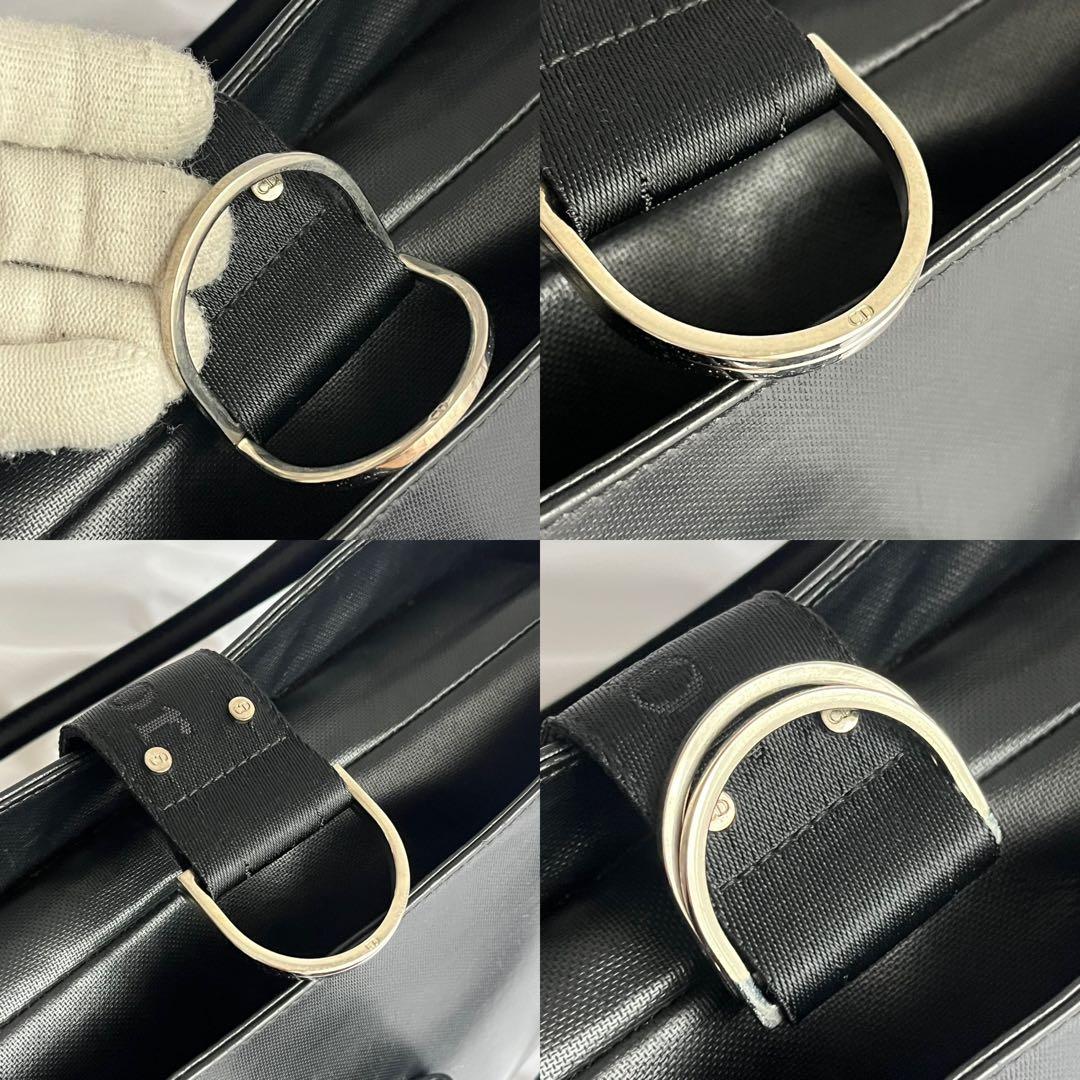 ✨極美品✨　Christian Dior ハードコア　ハンドバッグ　レザー　黒
