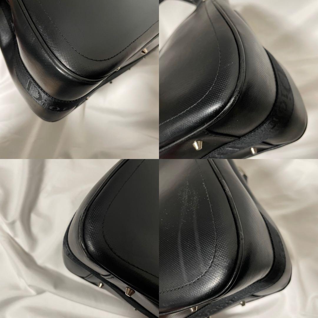 ✨極美品✨　Christian Dior ハードコア　ハンドバッグ　レザー　黒