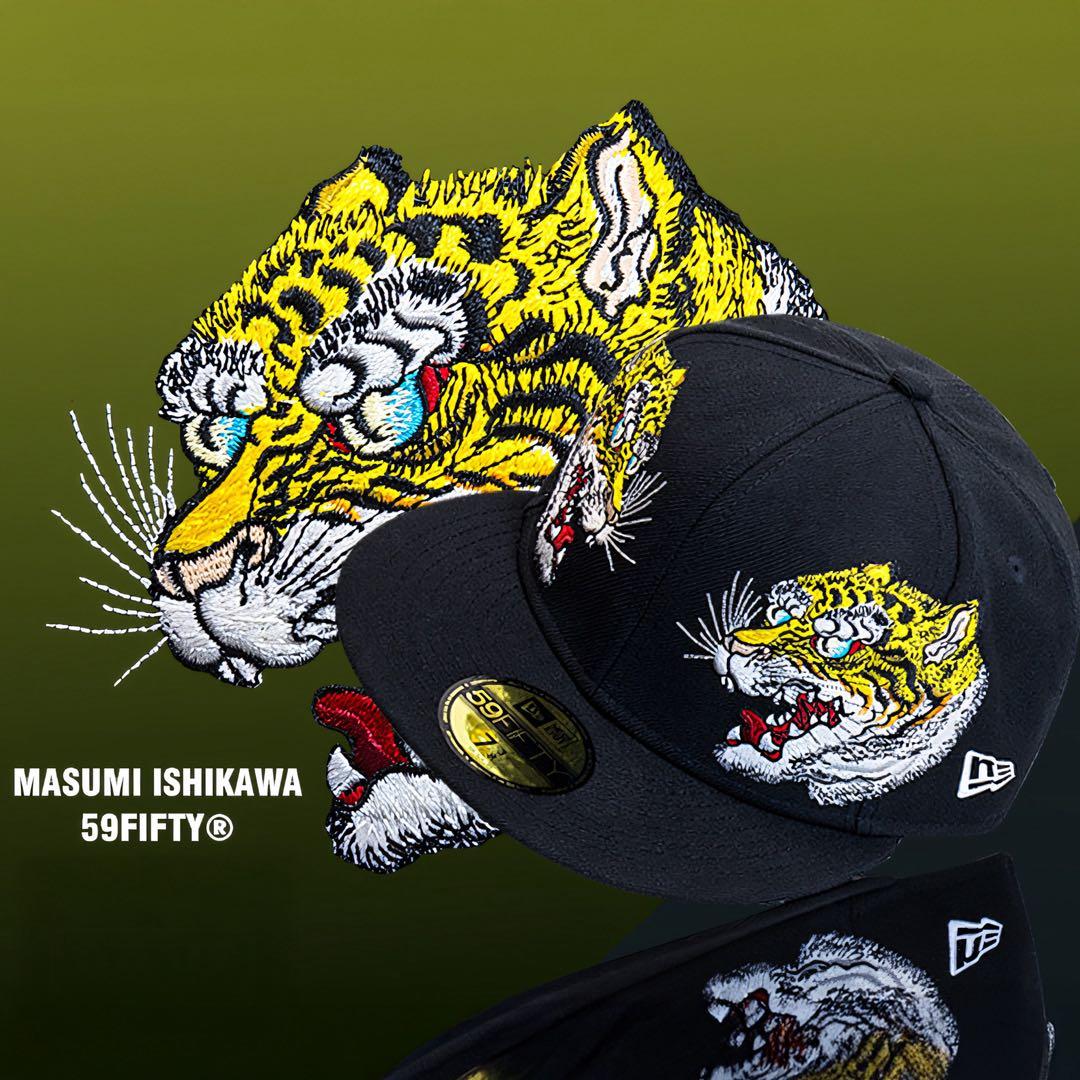 【希少 美品】NEWERA ニューエラ 石川真澄 コラボ キャップ 虎 タイガー