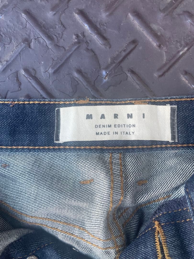 MARNI マルニ　ダークブルー ストレートデニム
