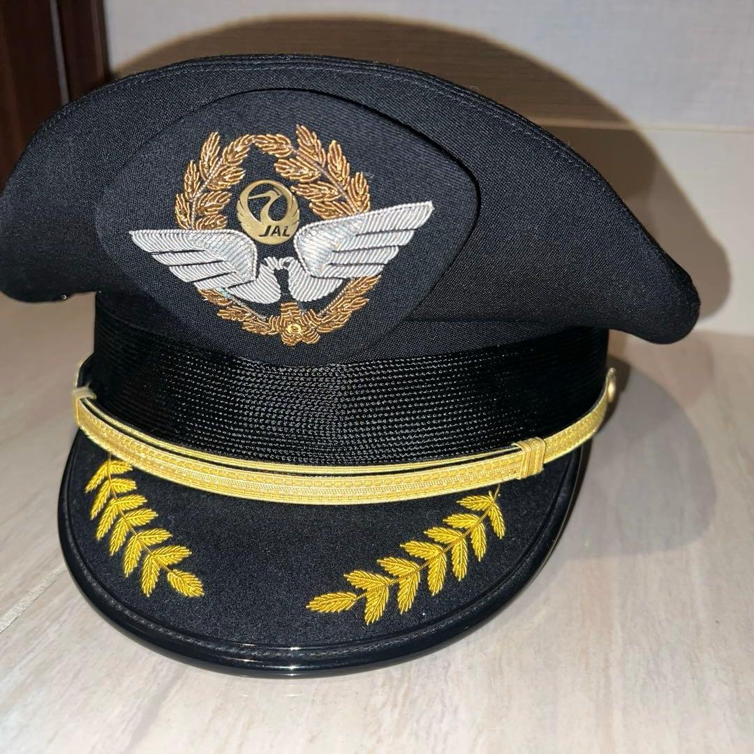JAL パイロット　制帽　【JAL 日本航空】機長 キャプテン 旧制帽