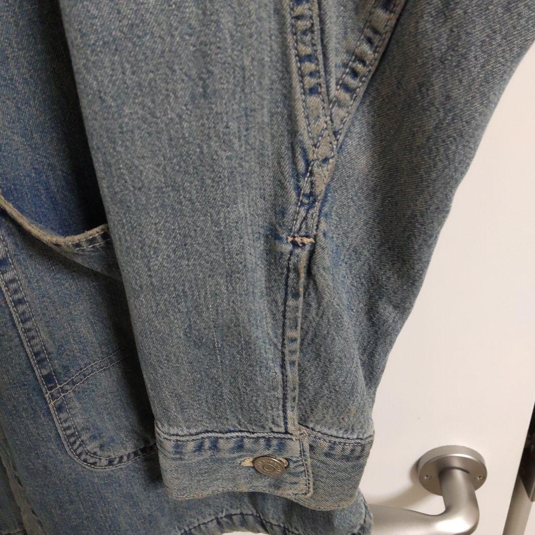 90's RRL デニムカバーオール　M オンブレチェック　三つ星タグ　USA製