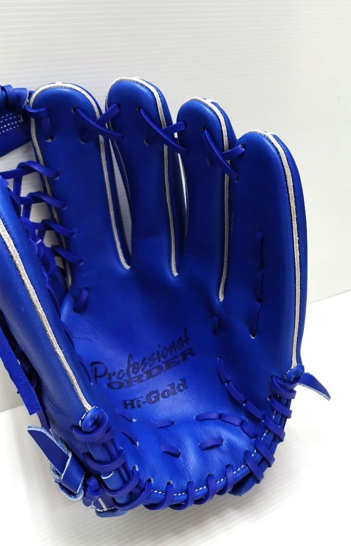 【超美品】ハイゴールド HI-GOLD 外野手用 硬式グローブ 右投げ