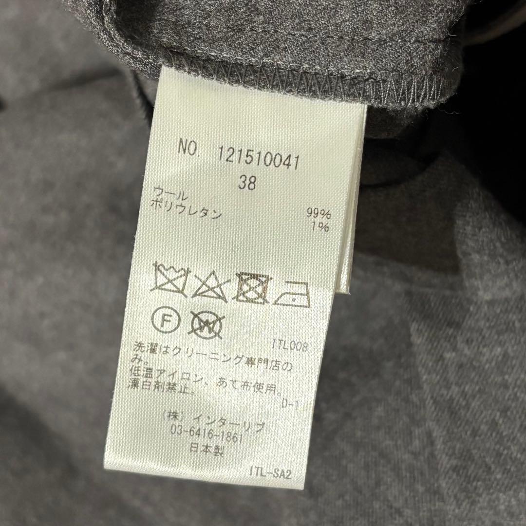 RAINBOW　SACRA サクラ　ウール シャツワンピース　ロング