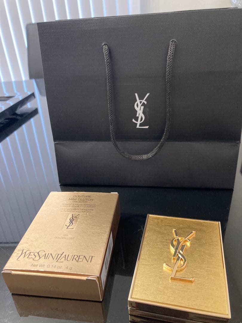 イヴサンローラン ysl アイシャドウクチュールミニクラッチ 025 ゴールデン