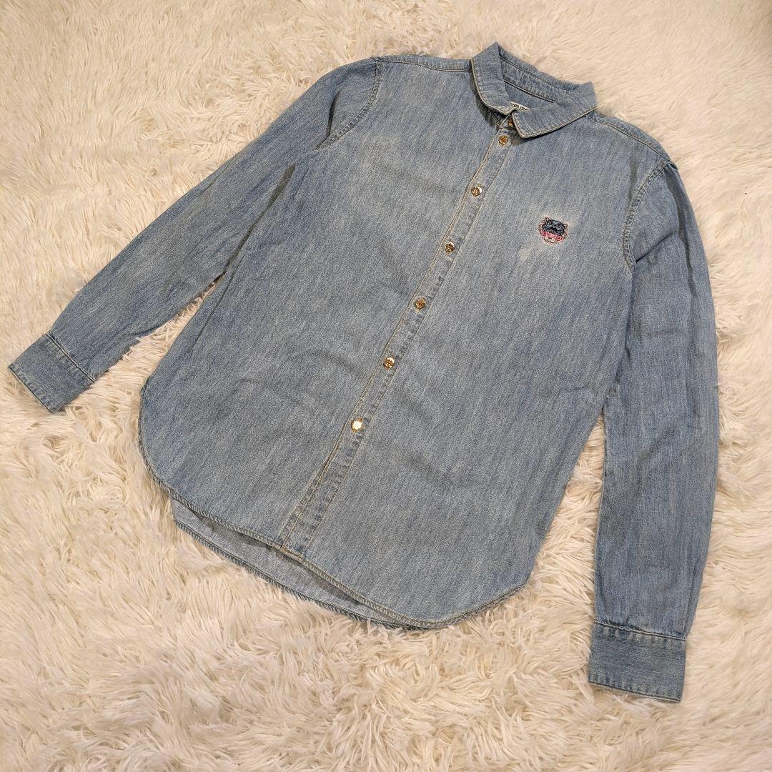 【美品】KENZO 激レア　デニムシャツ サイズ34　虎