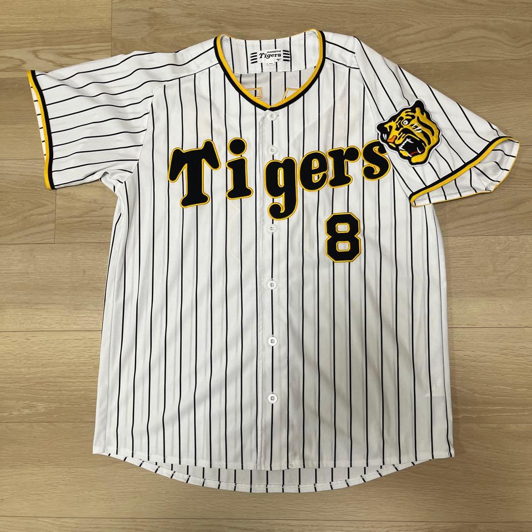 阪神タイガース　佐藤輝明　ホームユニフォーム　刺繍ユニフォーム