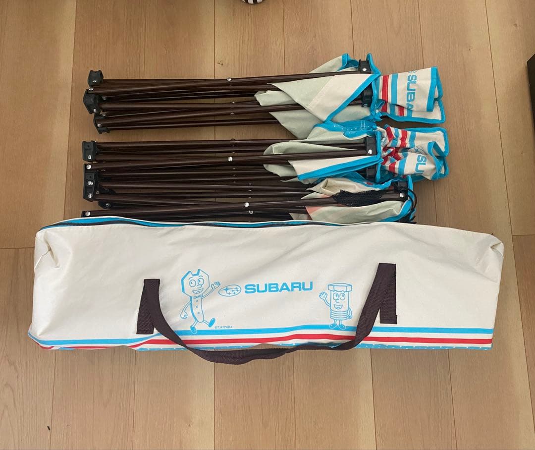 貴重スバリスト必見！ SUBARU アウトドアテーブル&チェアセット　非売品