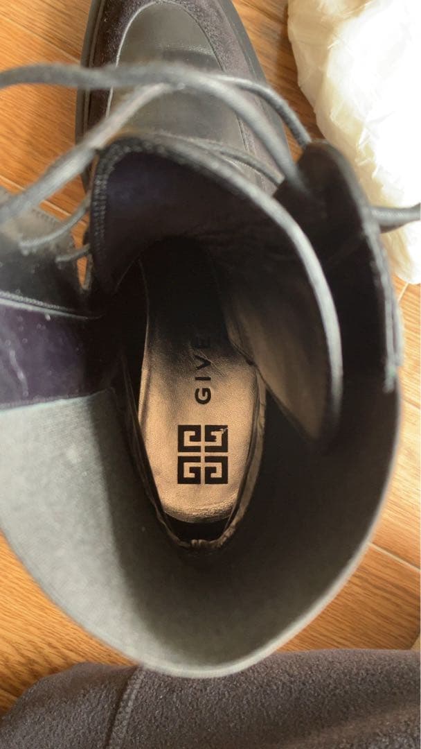 Givenchy レザーレースアップブーツ　EUR40サイズ