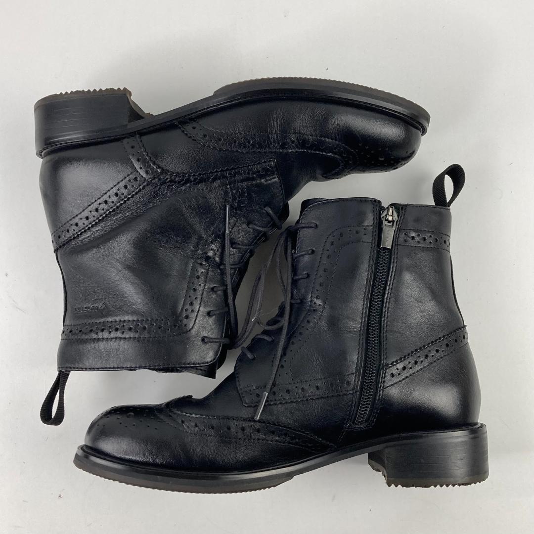 美品✨リーガル ゴアテックス ウィングチップ ブーツ 23cm サイドジップ 黒