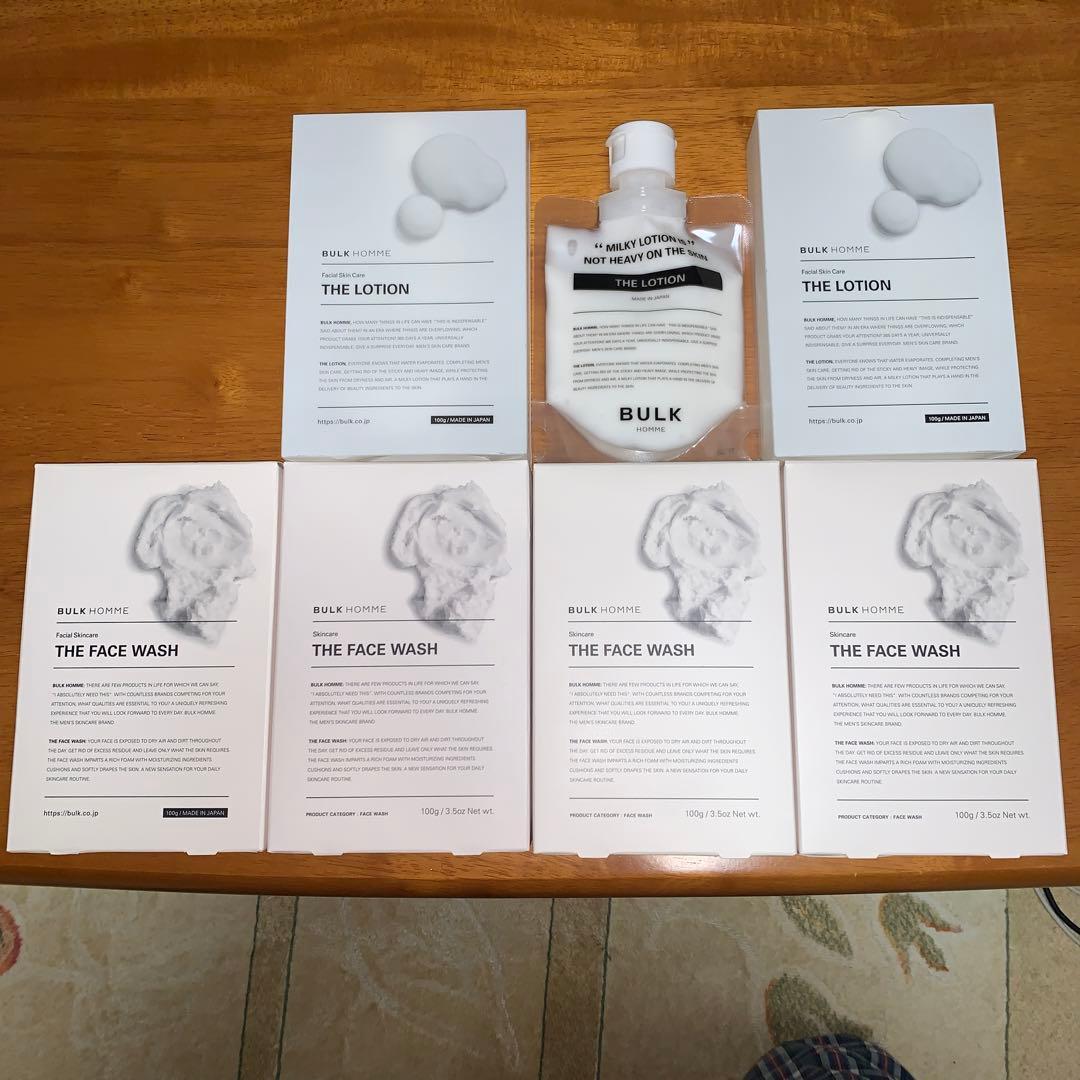 バルク オム THE FACE WASH 、LOTIONセット