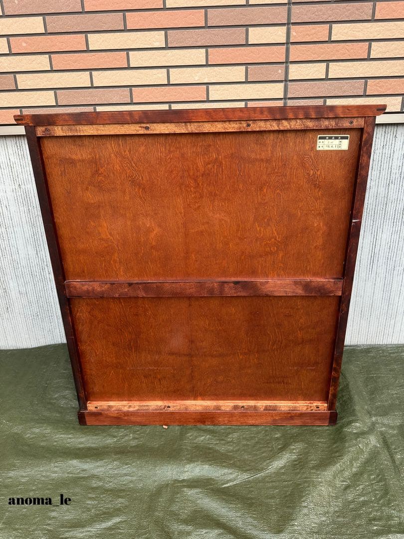 【茶箪笥】民芸家具　和家具　水屋箪笥　収納棚　飾り棚　引戸　和モダン◎