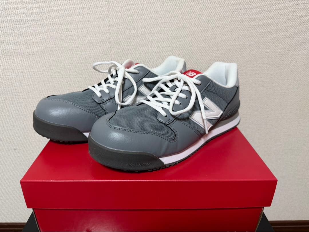 new balance PL-881 安全靴 26.5cm EEE グレー