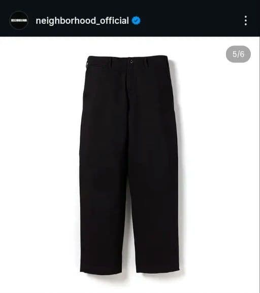 NEIGHBORHOOD　23AW CLASSIC　CHINO　チノパン　新品