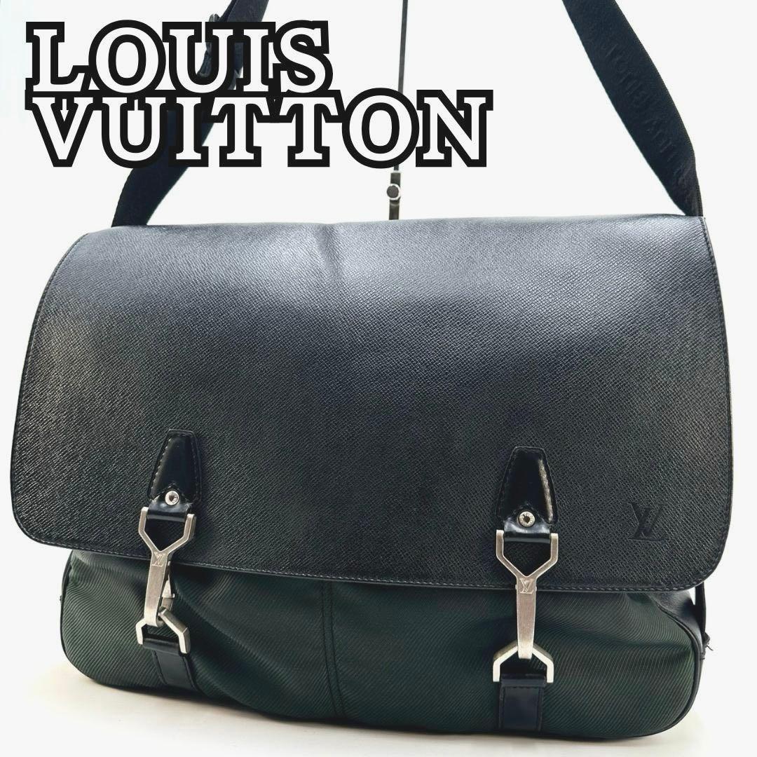 LOUIS VUITTON ルイヴィトン デルスー タイガ メッセンジャーバッグ